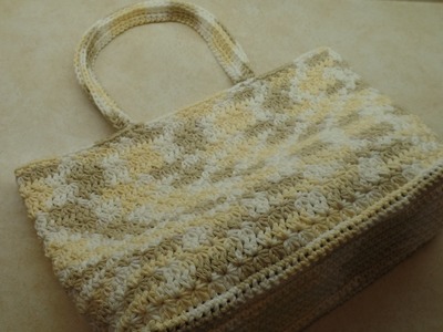 How To Crochet Star Stitch Summer Bag Purse #TUTORIAL #320