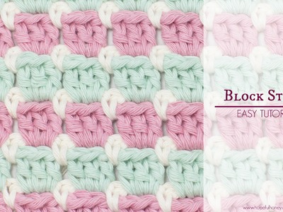 How To: Crochet The Block Stitch - Easy Tutorial
