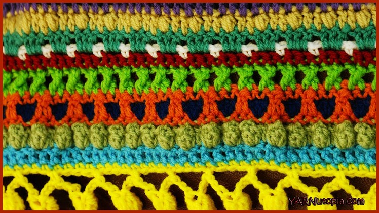 How to Crochet The Color Pop Baby Blanket