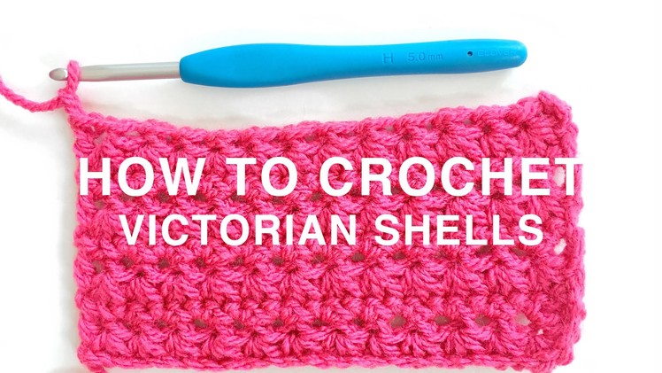 HOW TO CROCHET | Victorian Shells In A Row