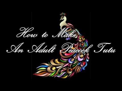 How To DIY An Adult Peacock Tutu Dress