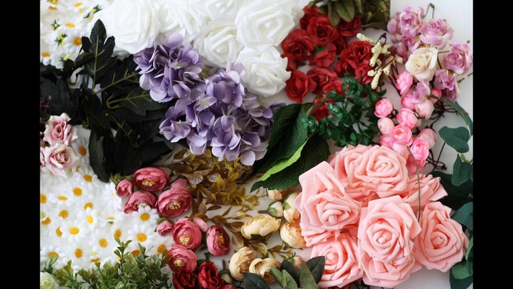 How To Make A DIY Flower Wall Backdrop