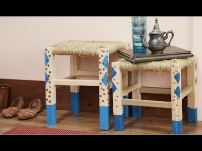 How to Make a DIY Moroccan Stool