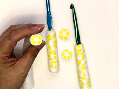How to make a Polymer Clay Cane to cover crochet hooks