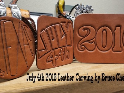 July 4th - Leather Carving - DIY Videos - Bruce Cheaney Leathercraft