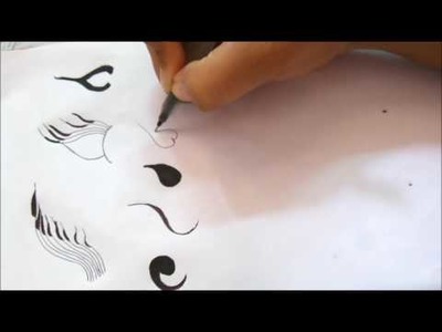 Learn heena basics | #3 DIY Henna Design |  Learn Henna.Mehndi Tutorial