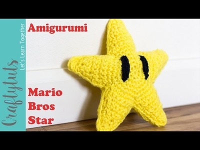 Mario Bros Star Crochet Amigurumi
