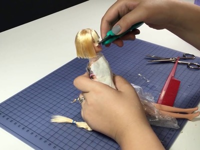 Melanie Martinez Hair Tutorial for Barbie Doll - Barbie Haircut Tutorial - DIY - Making Ki