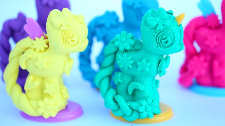 MLP Molds How To Make My Little Ponies Sparkle Play Doh DIY Fun and Creative For kids Play