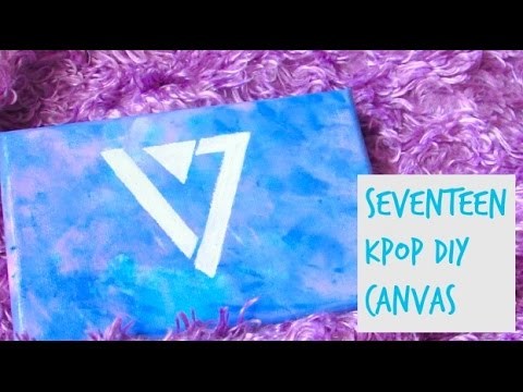 Seventeen Kpop DIY Canvas♡