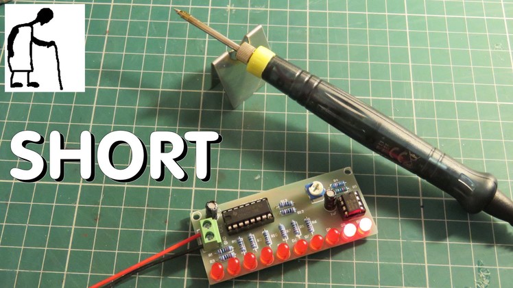 SHORTER VERSION Grandad's Postbag Combined assembly and test LED DIY Kit and USB Soldering Iron