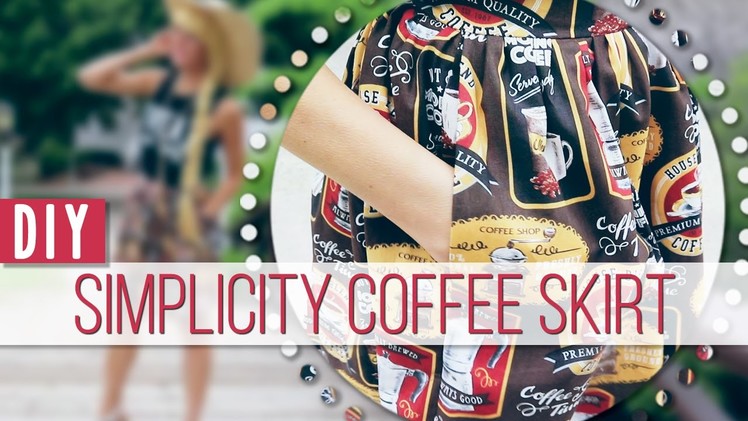 Simplicity Coffee Skirt || DIY || MangoSirene