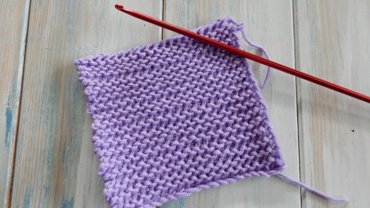 Tunisian Purl Stitch - How to Crochet