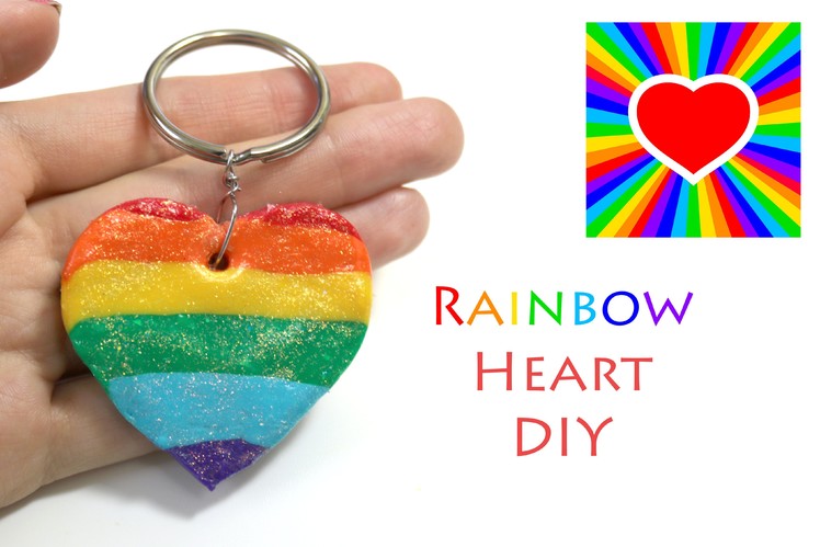 Tutorial: Kawaii DIY Rainbow Heart - Fimo Polymer Cla