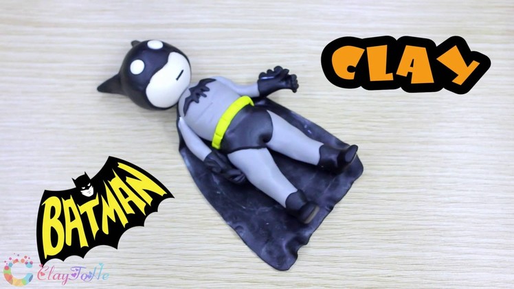 Batman Superhero Toy Play Doh Air Dry Clay Surprise How To Make Toys Family Tutorial Playdough Fun