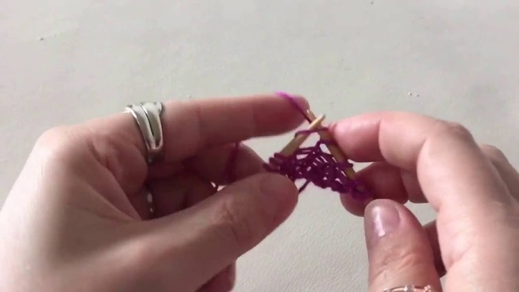 Come realizzare una maglia allungata - How to make an extended stitch