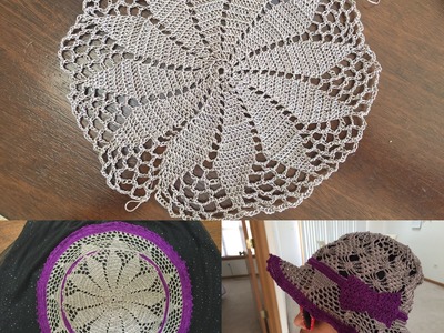 Crochet cap pattern - summer hat - PART 1