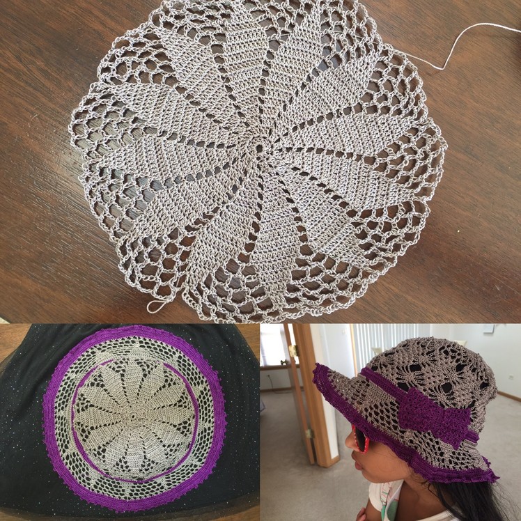 Crochet cap pattern - summer hat - PART 1