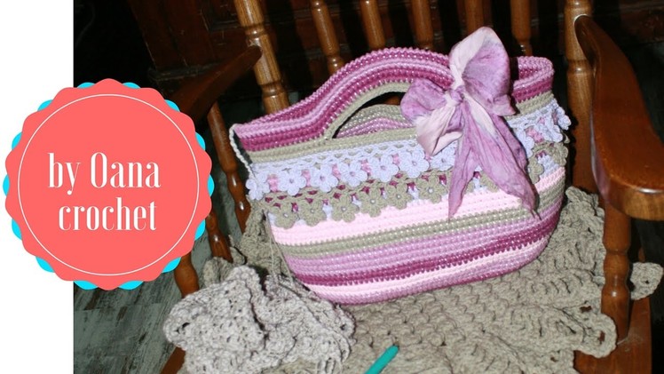 Crochet embellishment for crochet bags