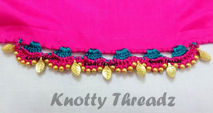 Crochet | Krosha - How to make Saree Tassels - Design 2