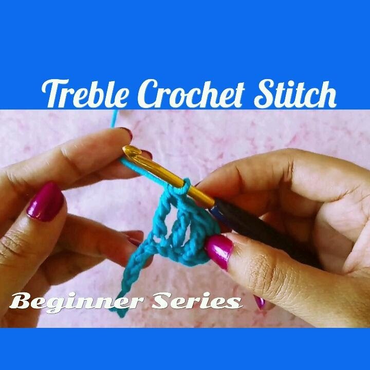 Crochet Made Easy - How to make a Treble (US). Double Treble ( UK) Crochet Stitch (Crochet Basics)