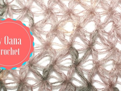 Crochet Solomon's knot stitch variation  by Oana