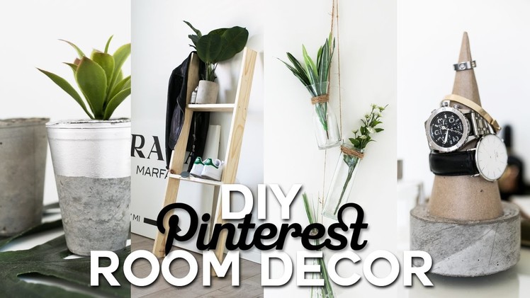 DIY Pinterest Inspired Room Decor - Minimal & Simple | Imdrewscott