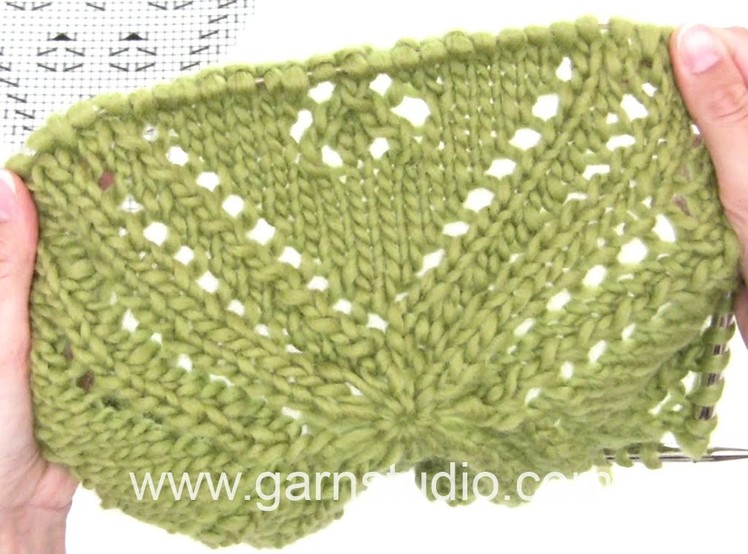 DROPS Knitting Tutorial: How to work chart A.1 for the bolero in 170-5