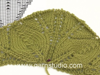DROPS Knitting Tutorial: How to work the beginning of the shawl in DROPS 169-29