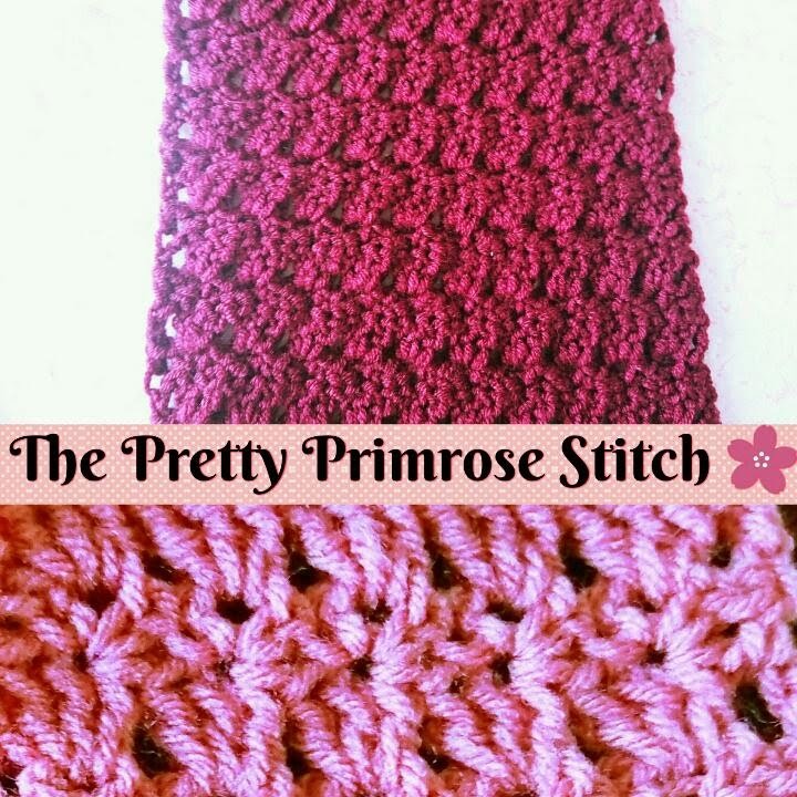 Easy Crochet - How to make The Primrose Stitch - Scarf ( Step by Step Tutorial )  ♥ Pearl Gomez  ♥