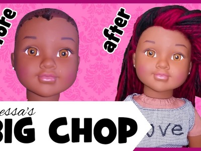 Hair Reroot 18" Doll with Yarn | How To Make Natural Hair Doll with Locs | BlueprintDIY Kids