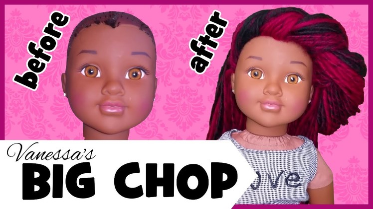 Hair Reroot 18" Doll with Yarn | How To Make Natural Hair Doll with Locs | BlueprintDIY Kids