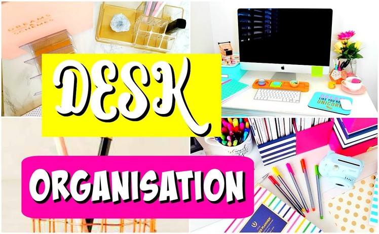 How To Clean And Organize Your Desk!