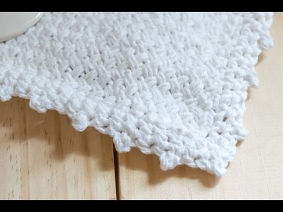 How To: Crochet Picot Edge on Washcloth