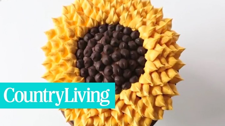 How To Decorate a Sunflower Cake