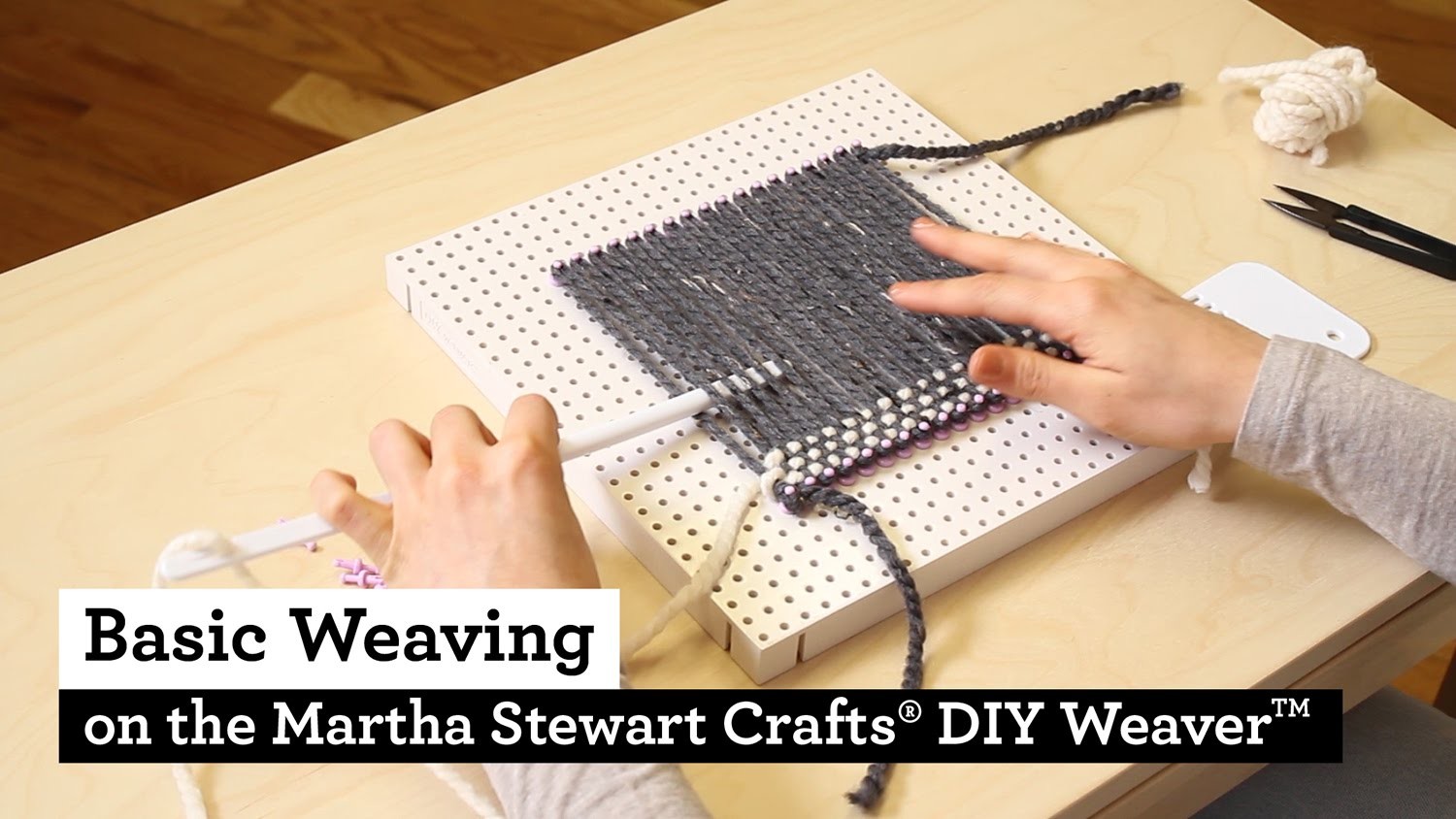 How to do Basic Weaving with the Martha Stewart Crafts® DIY Weaver(TM)