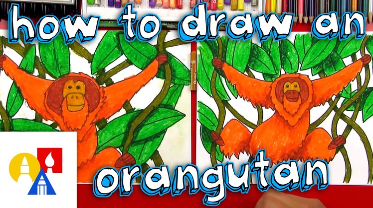 How To Draw An Orangutan
