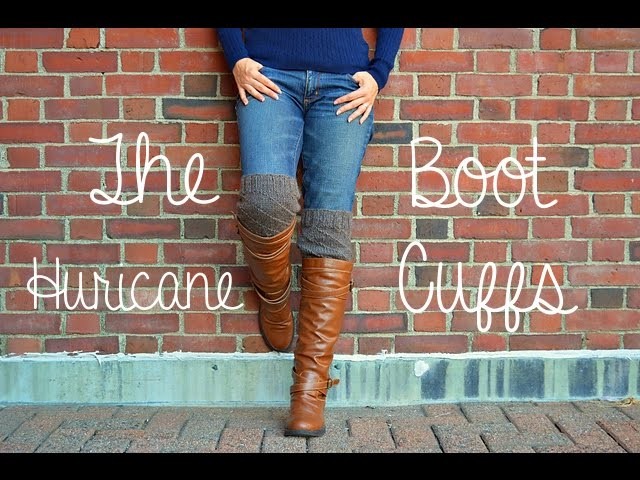 How To Knit - The Hurricane Boot Cuffs Tutorial