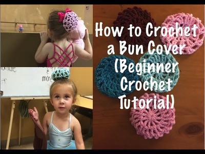 How to Make a Crocheted Bun Cover ( Beginning Crochet Tutorial by Ferdalump )