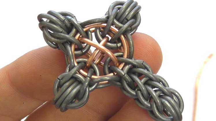 HOW TO MAKE A CROSS PENDANT? MAILLE PATTERN TUTORIAL