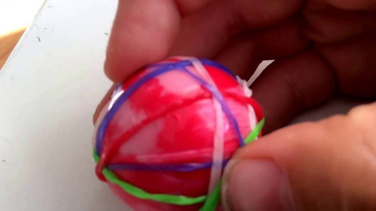 How to make a loom band bouncy ball