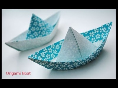 How to Make a Simple Origami Boat - "Origami  Paper Boat"