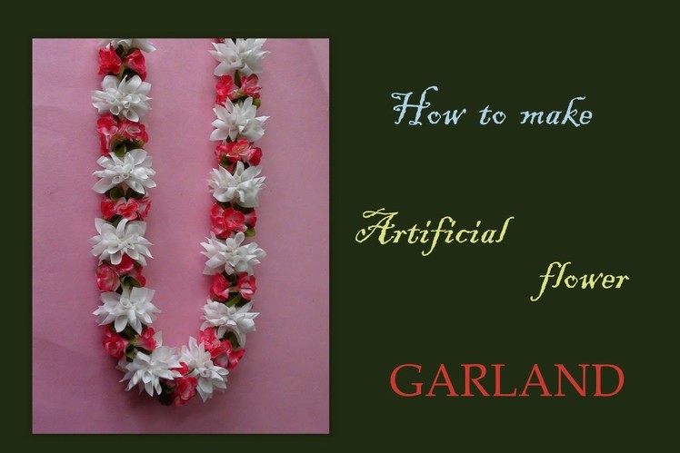 How to make an artificial garland