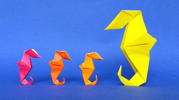 How to make an Origami Seahorse - Tutorial - Stéphane Gigandet