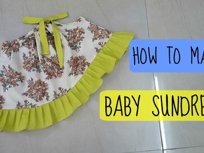 How to make Baby Sundress | easy summer dress | anjalee sharma