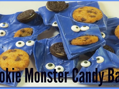 How to make Cookie Monster Candy Bark!