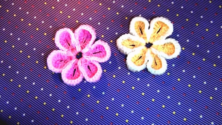How To Make Easy Flower In Crochet At Home | How To Crochet a Flower | Easy Crochet Flower