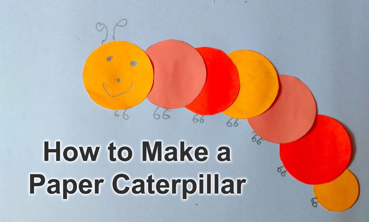 How to Make Easy Paper Origami Caterpillar