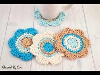 How To Make Flower in Crochet Step By Step | DIY Learn How To Crochet Easy Flower