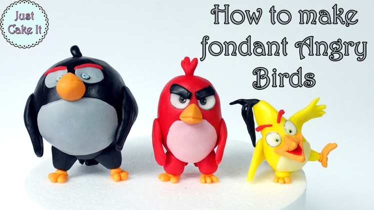 How to make fondant Angry Birds. Jak zrobić figurki Angry Birds